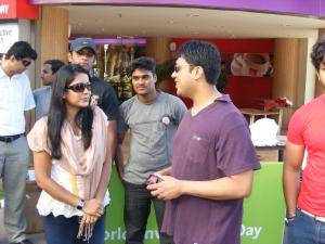 RJ Harsha and Duniya Rashmi at BIG FM\'s World Environment Day Cyclathon